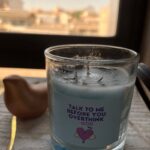 شمع آبی با عطر لوندر(اسطوخودوس)
